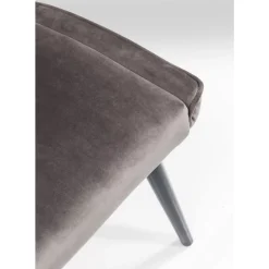 KARE Design Stühle-Stuhl Black Marshall Velvet Grau