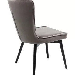 KARE Design Stühle-Stuhl Black Marshall Velvet Grau