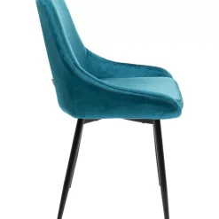 KARE Design Stühle-Stuhl East Side Petrol