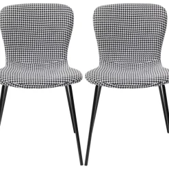 KARE Design Stühle-Stuhl Frida Schwarz Und Weiss (2/Set)