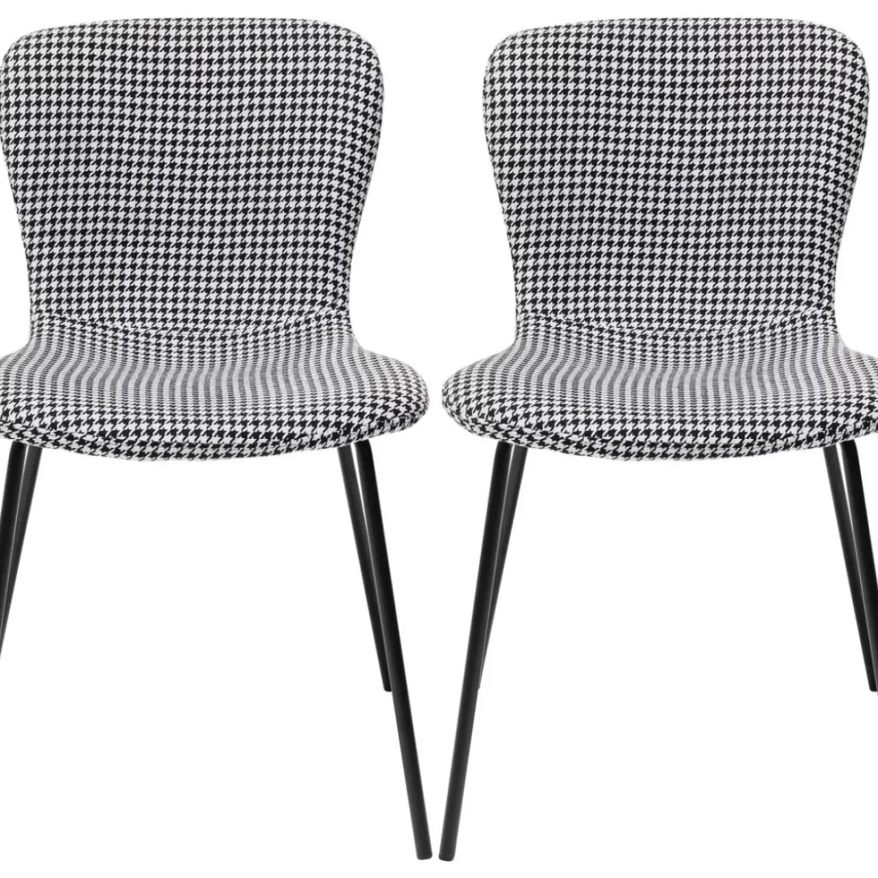 KARE Design Stühle-Stuhl Frida Schwarz Und Weiss (2/Set)