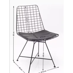 KARE Design Stühle-Stuhl Grid Schwarz