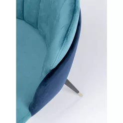 KARE Design Stühle-Stuhl Hojas Blau