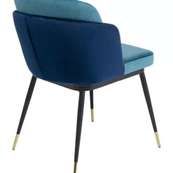 KARE Design Stühle-Stuhl Hojas Blau