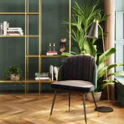 KARE Design Stühle-Stuhl Hojas Grau