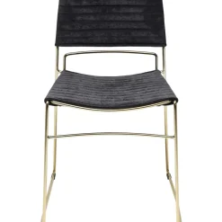 KARE Design Stühle-Stuhl Hugo Schwarz Gold
