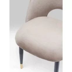 KARE Design Stühle-Stuhl Iris Velvet Beige