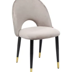 KARE Design Stühle-Stuhl Iris Velvet Beige