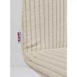KARE Design Stühle-Stuhl Lara Cord Creme