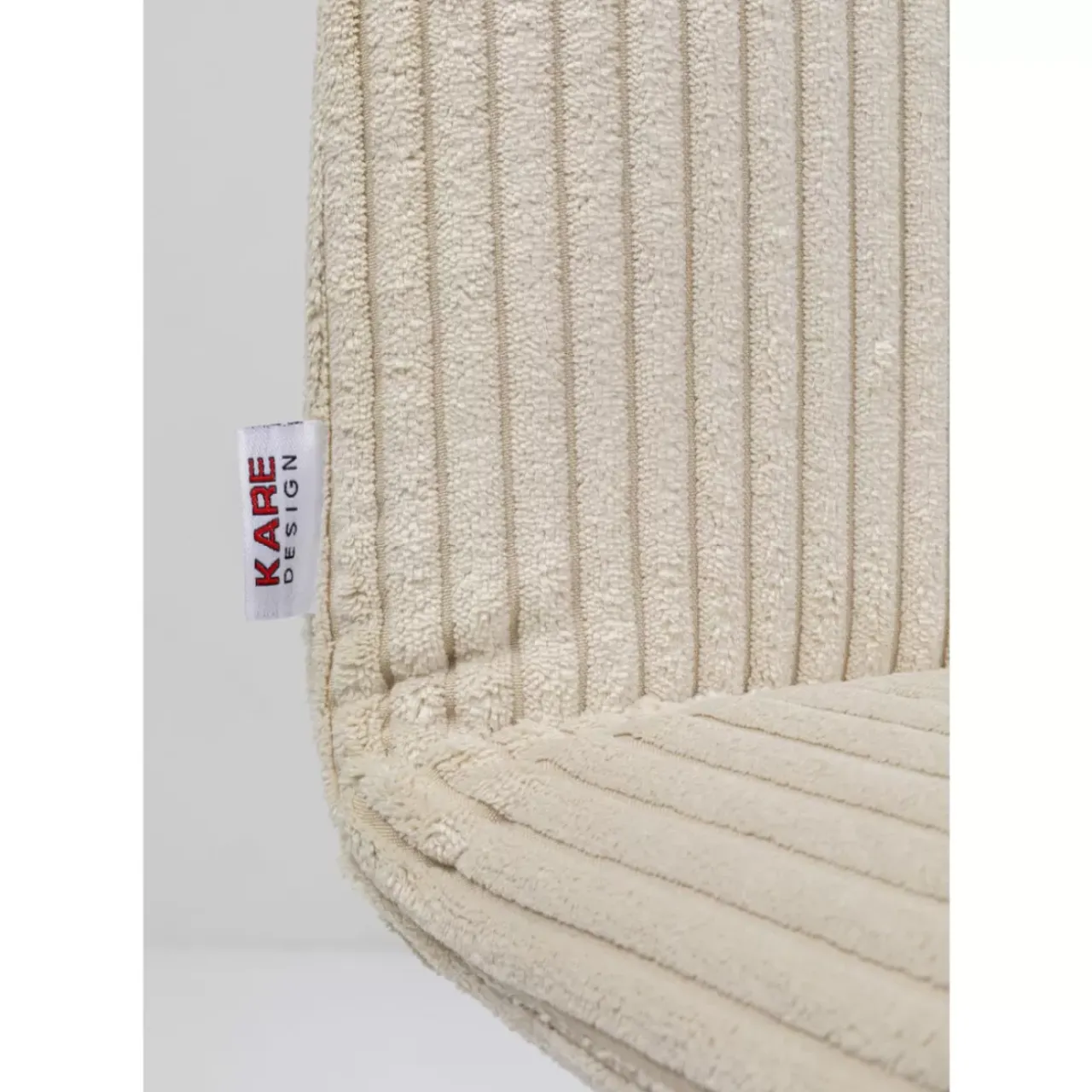 KARE Design Stühle-Stuhl Lara Cord Creme