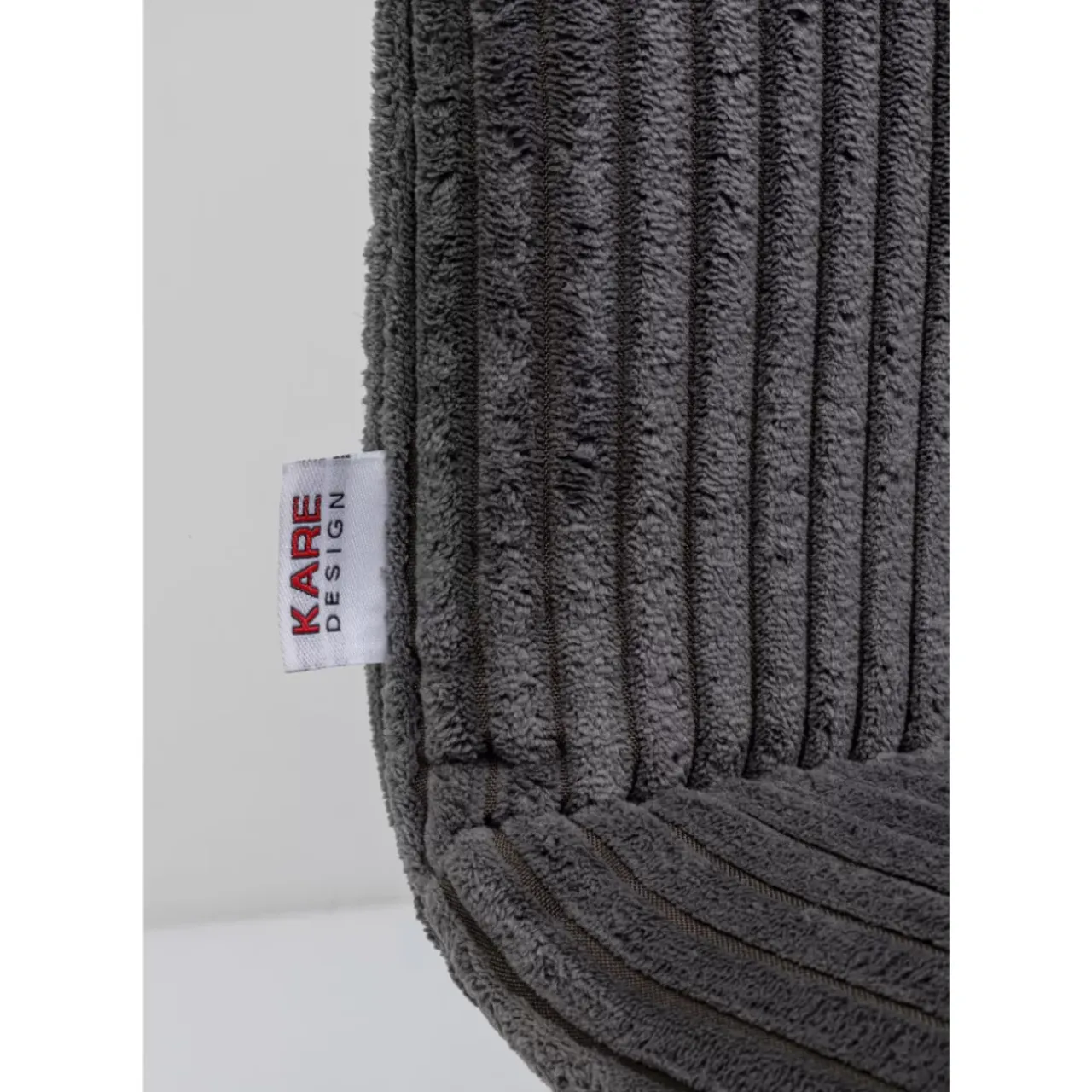KARE Design Stühle-Stuhl Lara Cord Grau