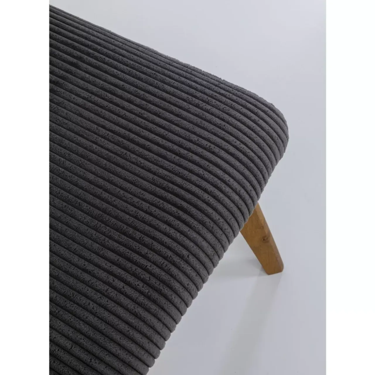 KARE Design Stühle-Stuhl Lara Cord Grau