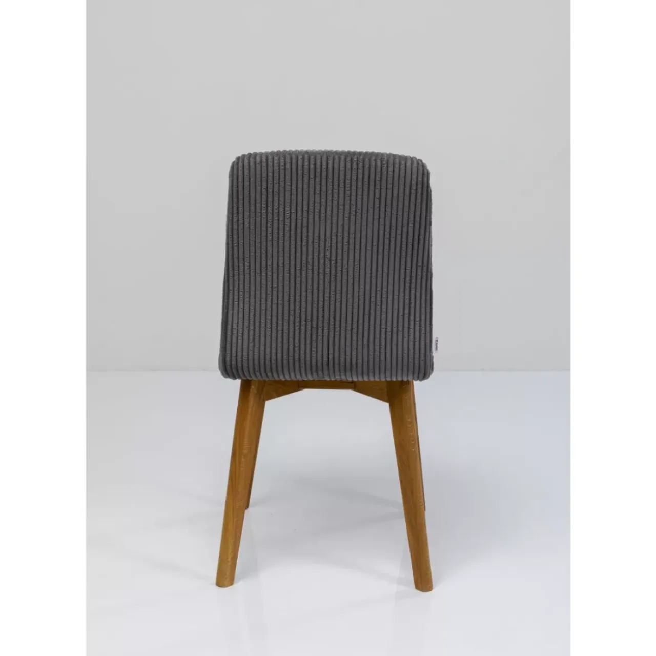 KARE Design Stühle-Stuhl Lara Cord Grau