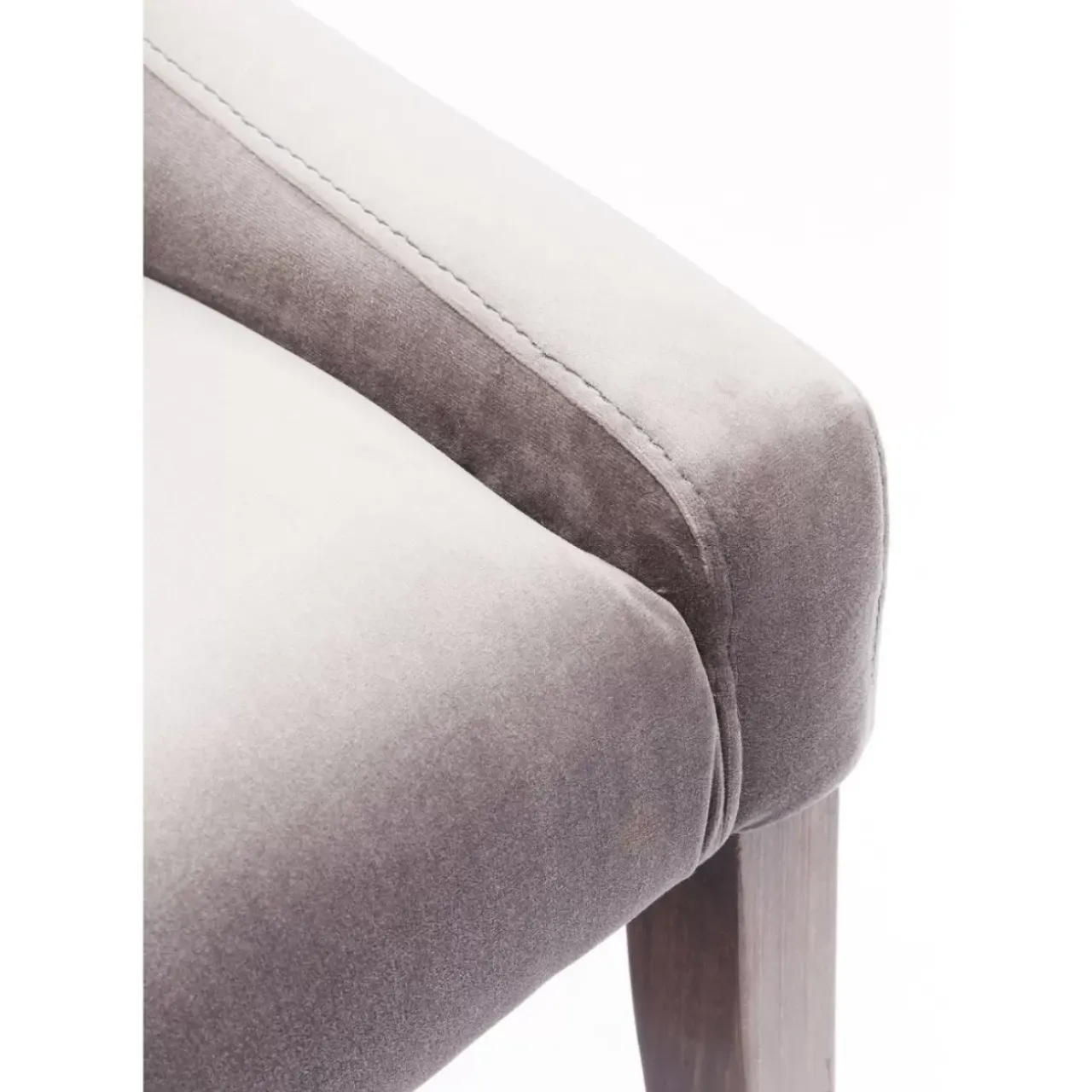 KARE Design Stühle-Stuhl Mode Velvet Grau