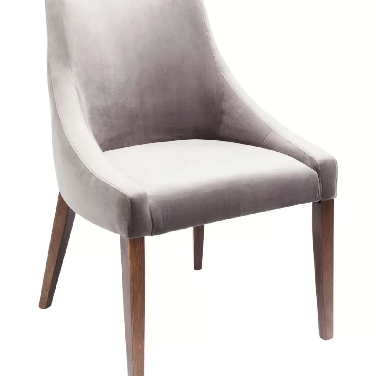 KARE Design Stühle-Stuhl Mode Velvet Grau