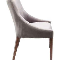 KARE Design Stühle-Stuhl Mode Velvet Grau