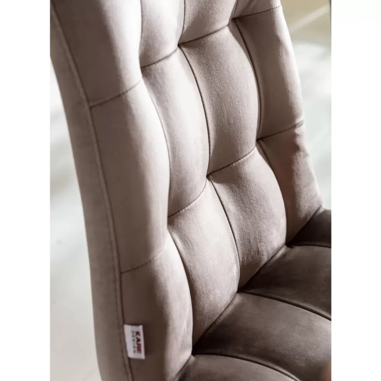 KARE Design Stühle-Stuhl Moritz Velvet Silbergrau