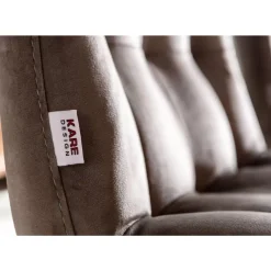 KARE Design Stühle-Stuhl Moritz Velvet Silbergrau