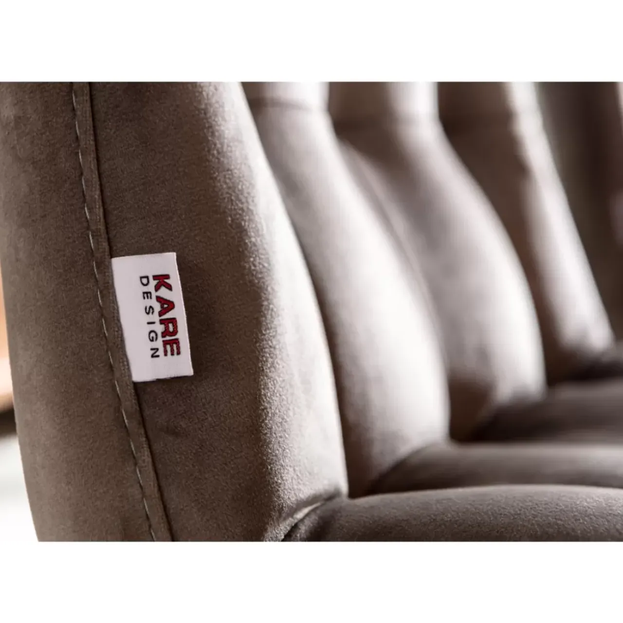 KARE Design Stühle-Stuhl Moritz Velvet Silbergrau