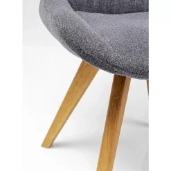 KARE Design Stühle-Stuhl Roady Grau