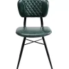 KARE Design Stühle-Stuhl Samba Leder Dunkelgrun