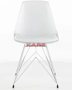KARE Design Stühle-Stuhl Wire White