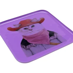 KARE Design Geschirr & Tischaccessoires-Tablett Ego Cat 27X27Cm