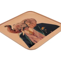 KARE Design Geschirr & Tischaccessoires-Tablett Ego Elephant 27X27Cm