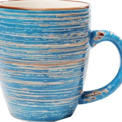 KARE Design Geschirr & Tischaccessoires-Tasse Swirl Blau
