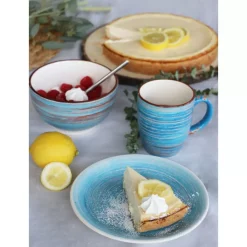 KARE Design Geschirr & Tischaccessoires-Tasse Swirl Blau