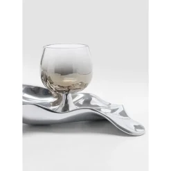 KARE Design Deko & Geschenkartikel-Teelichthalter 3 Jade Silber