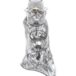 KARE Design Deko & Geschenkartikel-Teelichthalter 3 Jade Silber