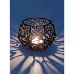 KARE Design Deko & Geschenkartikel-Teelichthalter Hayat Schwarz O12Cm