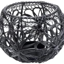 KARE Design Deko & Geschenkartikel-Teelichthalter Hayat Schwarz O12Cm