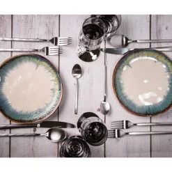 KARE Design Geschirr & Tischaccessoires-Teller Laguna Blau O20Cm