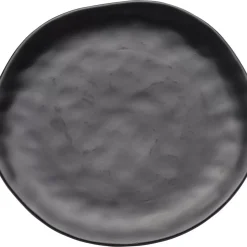 KARE Design Geschirr & Tischaccessoires-Teller Organic Black O26Cm