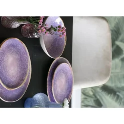KARE Design Geschirr & Tischaccessoires-Teller Shirley Violett O21Cm