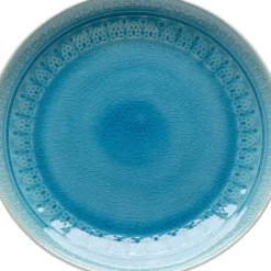 KARE Design Geschirr & Tischaccessoires-Teller Sicilia Blau O27Cm