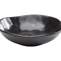 KARE Design Geschirr & Tischaccessoires-Teller Tief Organic Black O22Cm