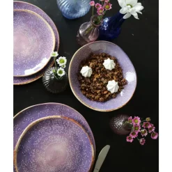 KARE Design Geschirr & Tischaccessoires-Teller Tief Shirley Violett O21Cm