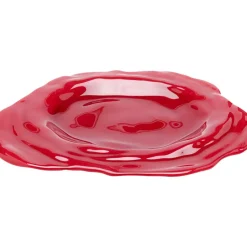 KARE Design Geschirr & Tischaccessoires-Teller Tornado Rot O46Cm