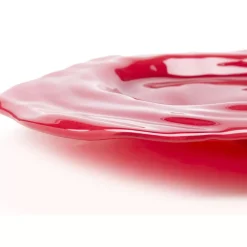 KARE Design Geschirr & Tischaccessoires-Teller Tornado Rot O46Cm