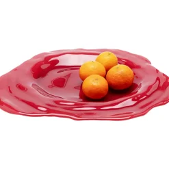 KARE Design Geschirr & Tischaccessoires-Teller Tornado Rot O46Cm