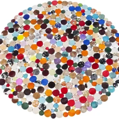 KARE Design Teppiche-Teppich Circle Multi O150Cm