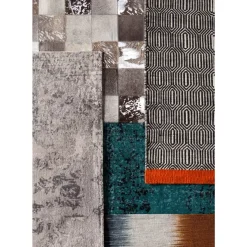 KARE Design Teppiche-Teppich Cosmo Grau Fur 170X240Cm