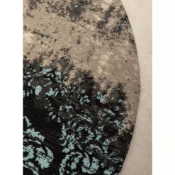 KARE Design Teppiche-Teppich Kelim Ornament Turkis O200Cm