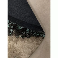 KARE Design Teppiche-Teppich Kelim Ornament Turkis O200Cm