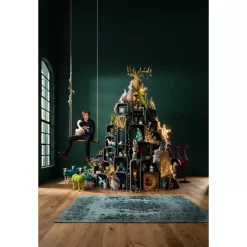 KARE Design Teppiche-Teppich Kelim Pop Turquoise 170X240Cm