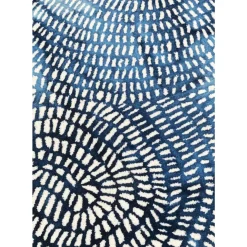 KARE Design Teppiche-Teppich Stamp Blau 200X300Cm