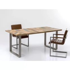 KARE Design Tische-Tisch Abstract Silber 180X90